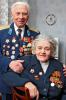 Бывший военный летчик, ветеран Великой Отечественной войны 
Валентин Тимофеевич Серебряков  с женой Надеждой Аркадьевной
